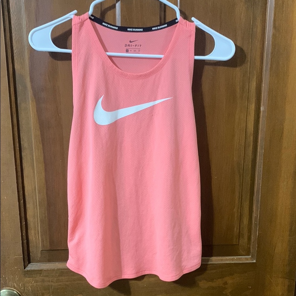 Nike Pink Relaxed Sleeveless Tank Top